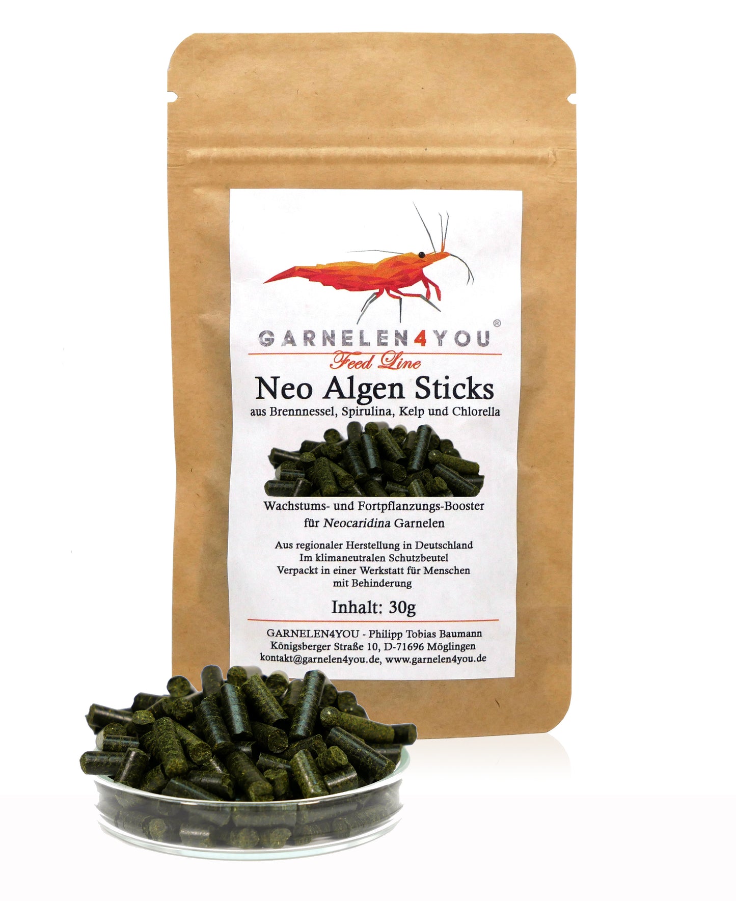 GARNELEN4YOU® Barley Grass Sticks